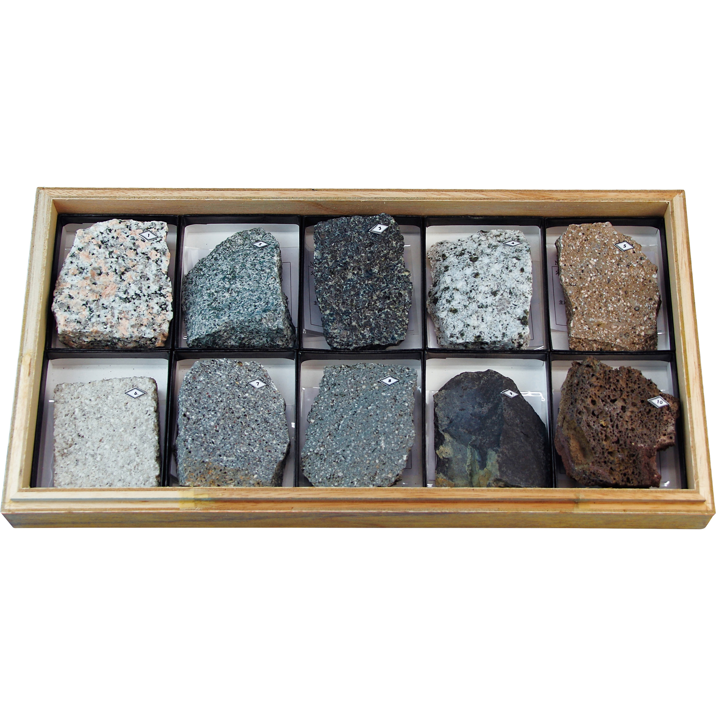 L55-1602 火成岩標本 ナリカ 種別(生徒用)IR-10R 12,045円