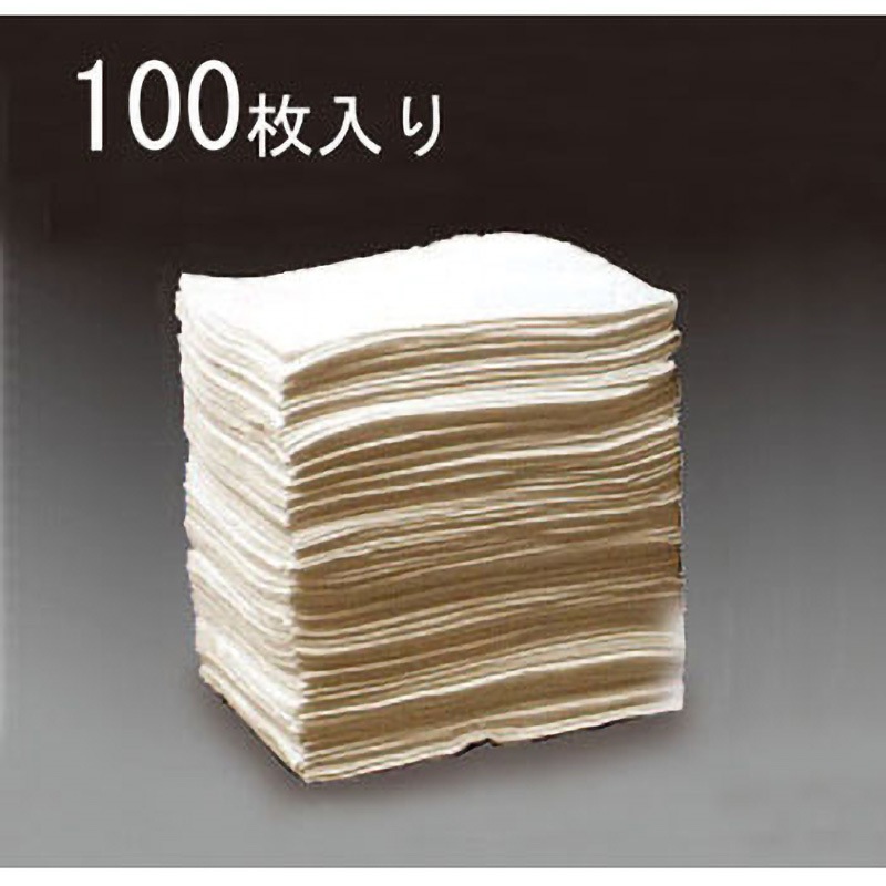 EA929DS-3 380x480x3mm 油吸着マット(水分離型/100枚) エスコ オイル対応