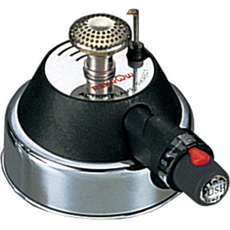 P70-4125-01 ミニガスバーナー ナリカ 種別RK4601 安全ロック付き 質量