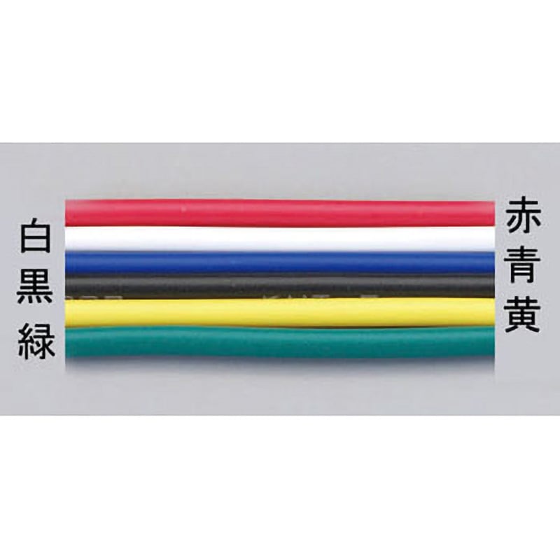 EA940AM-54B ビニールコード[VSF] エスコ 全長100m公称断面積0.5mm<sup>2</sup> 1個 EA940AM-54B