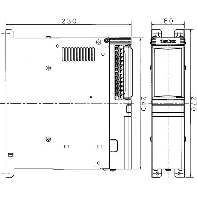 UF1-4075F サイリスタ式電力調整器 単相 1台 SanRex(三社電機製作所) 【通販モノタロウ】