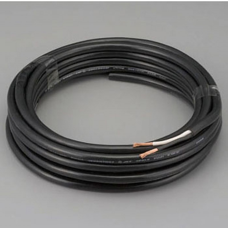 EA940AX-13 [2種EPゴム]キャプタイヤケーブル エスコ 黒色 全長30m公称断面積1.25mm<sup>2</sup> 1個 EA940AX-13 18,525円