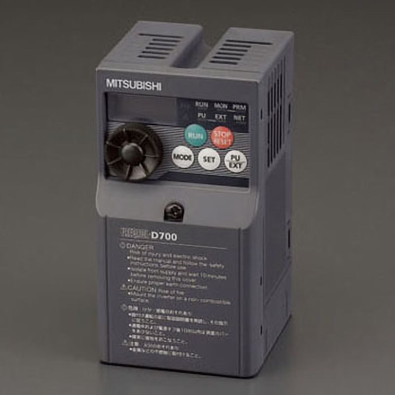EA940MX-475 400V/7.5 kw インバーター(3相モーター制御用) エスコ 保護構造:閉鎖形(IP20)