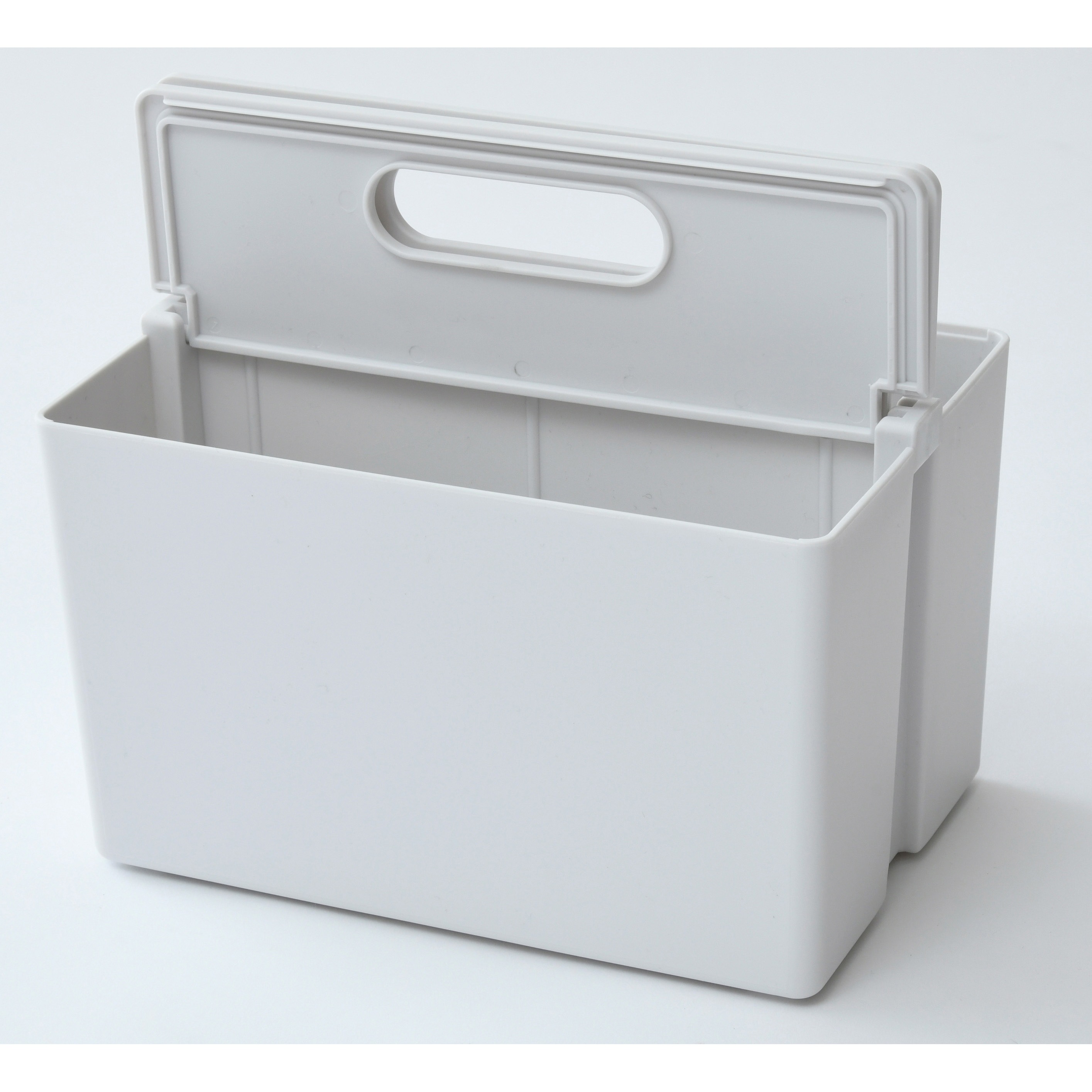 まとめ得 日東 かるコン M 便利な収納ボックス ホワイト KCM-WH x [3個] /l ｜コレンド(COLLEND) かるコン ホワイト L 2018年度グッド