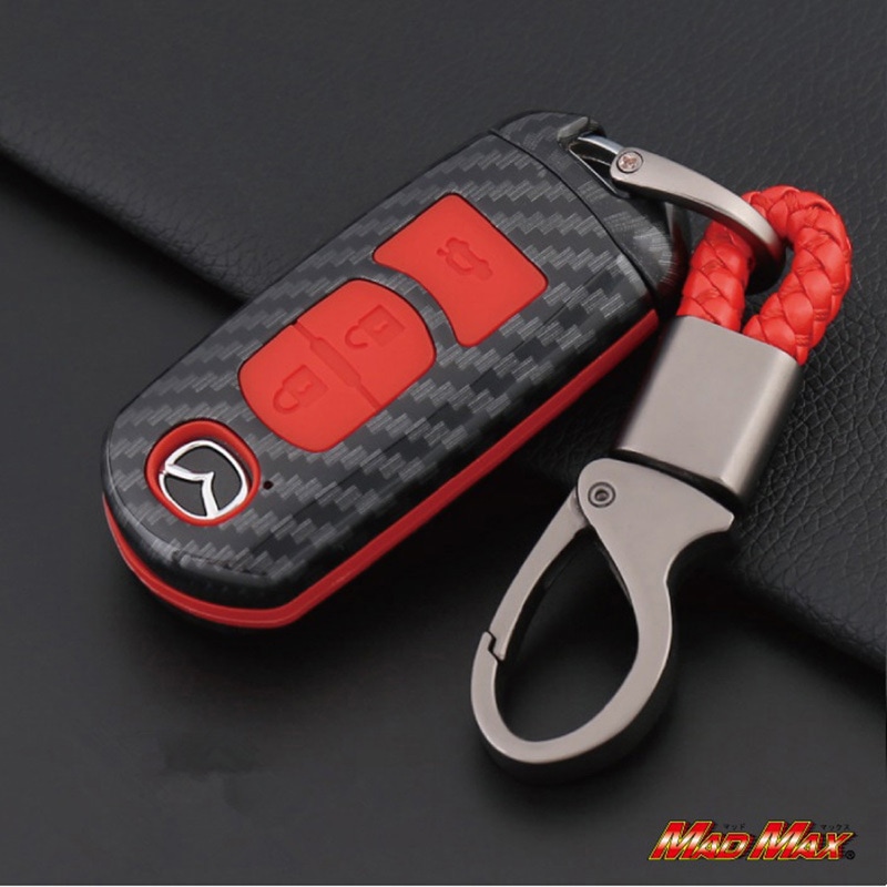 MM50-MA001-RD マツダ専用 カーボン調 スマートキーケース CX-5