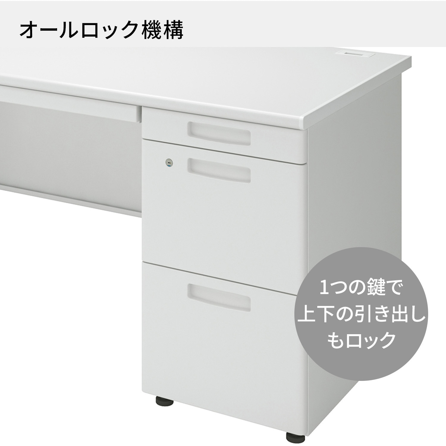 TKG-V3SAWN3 デスク INVENT V3ワゴン(配送時組立サービス付き) コクヨ