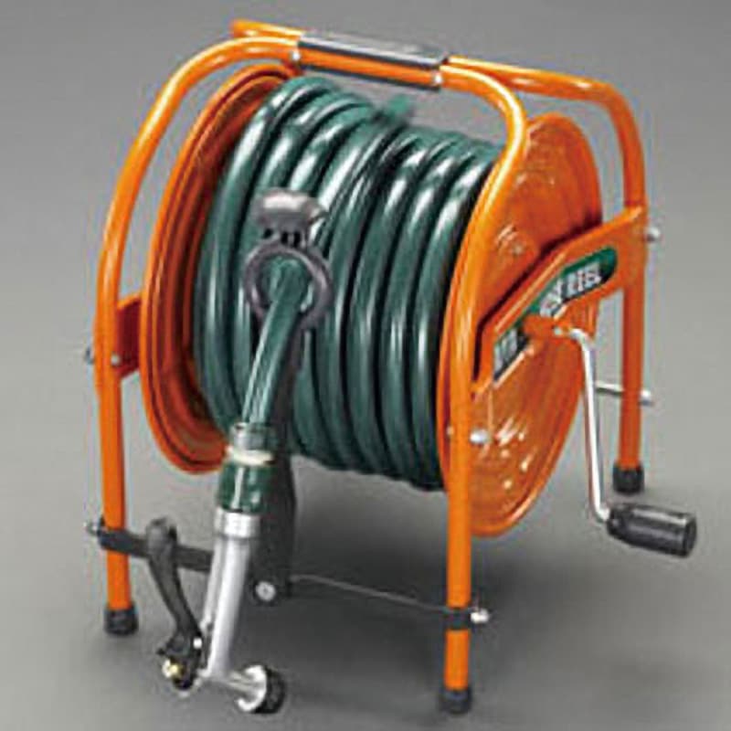 EA124HC-20A 15/20mmx20m 散水ホースリール エスコ 手動 ホース長さ21m  EA124HC-20A 15,392円