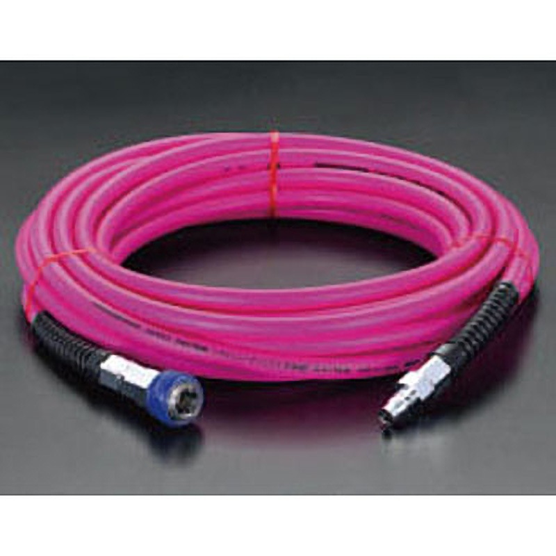 EA125BR-10 8.5/12.5mmx10m ウレタンホース(カプラー付) エスコ ピンク色 耐寒/耐久 空気用 7,622円