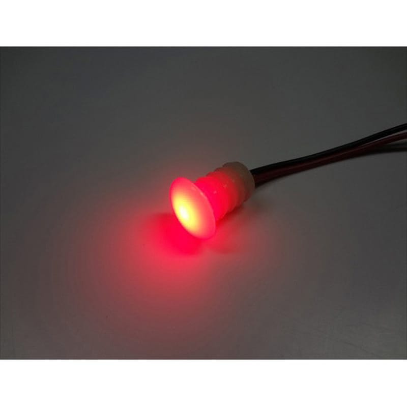 MIN-24R 赤色 LEDミニライト マリンテック 0.2W 赤色 寸法Φ16×20mm 1個