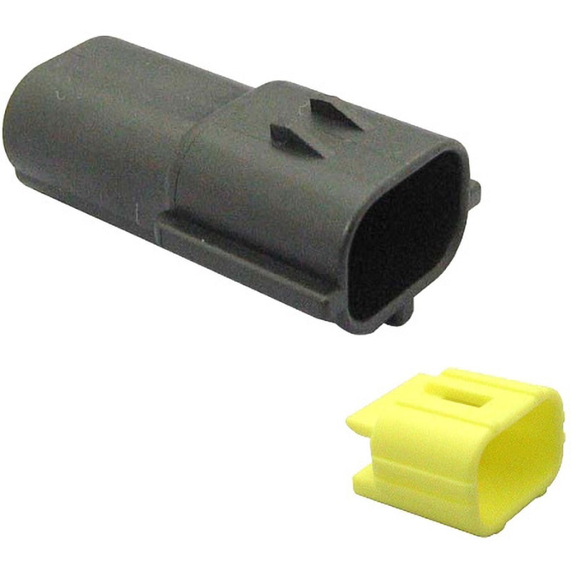 174354 防水ハウジング AMP 2極 1袋(5個) - 【通販モノタロウ】