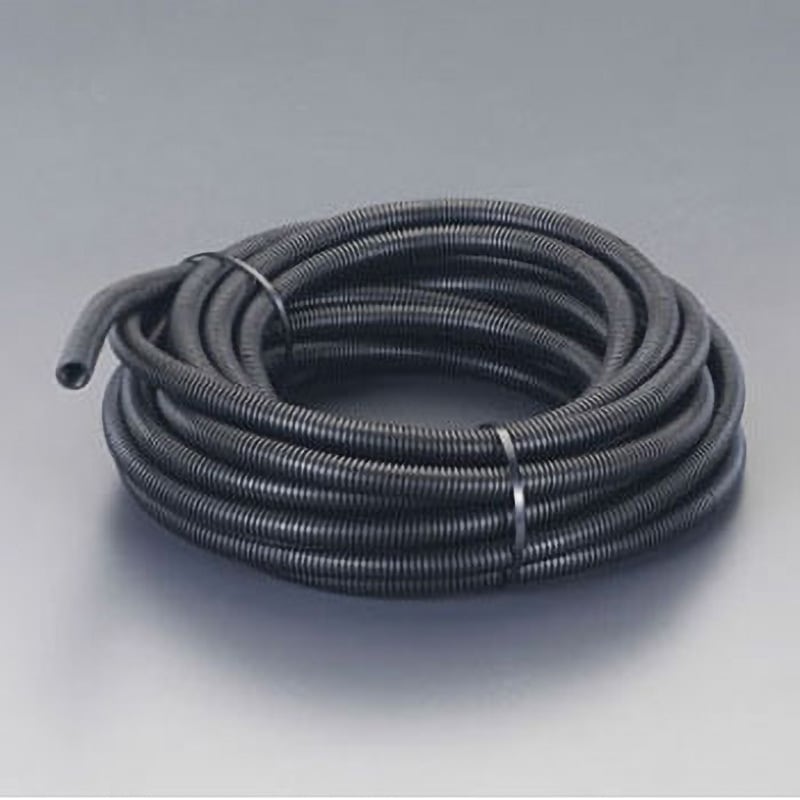 EA944BV-28 28.0mmx10m コルゲートチューブ(黒) エスコ 1個 EA944BV-28