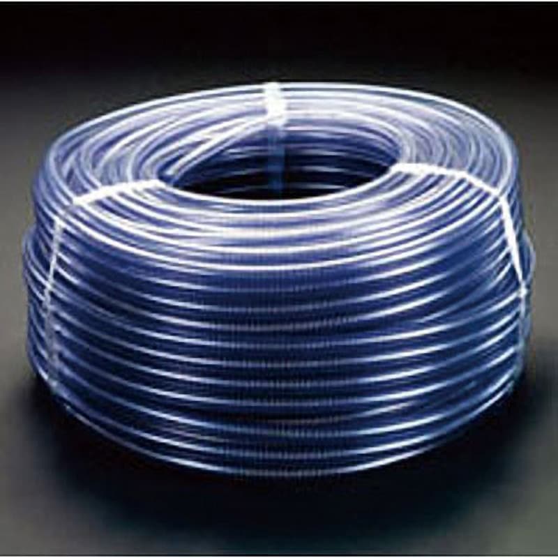 EA125HC-15 15/22mmx10m プレッシャーホース/スプリング入 エスコ 透明色