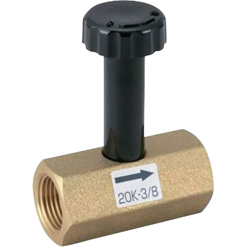 BSGH 青銅ゲージバルブ(ロングハンドル) 20K・テーパメネジX平行メネジ