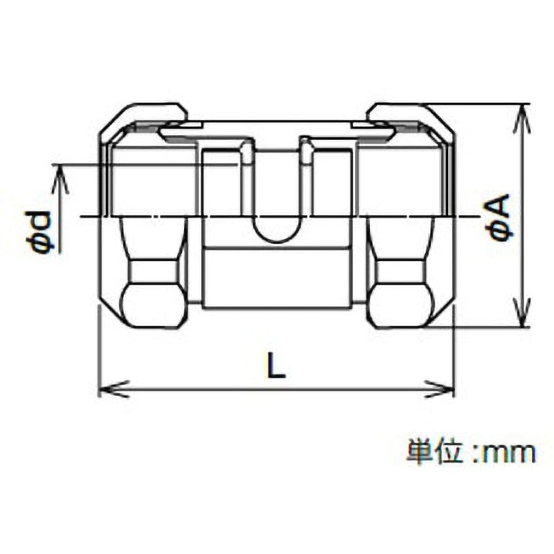WDC83 防水プリカ用水抜きカップリング 三桂製作所 適合電線管:防水