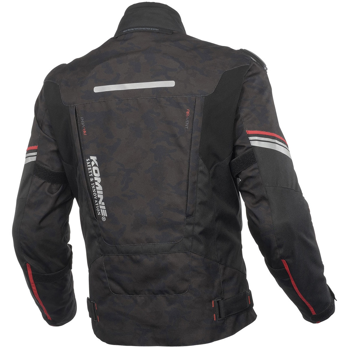 07-598 JK-598 Protect Full Year JKT コミネ 色Black Camo/Red サイズ 