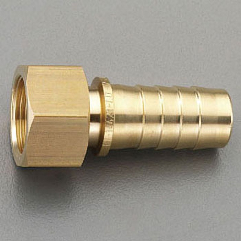 EA141BR-14 G1・1/2"x38mm雌ねじステム(スチーム用/真鍮製) 1個 エスコ 【通販モノタロウ】