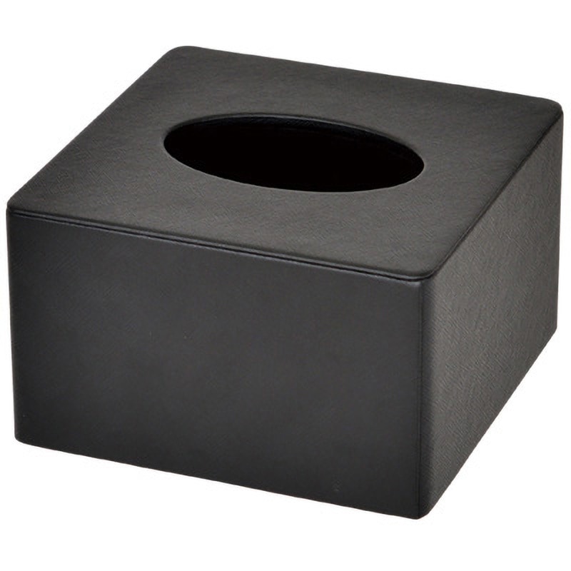 32-4704 ティッシュボックス スクエア ササガワ HG03BK ブラック色 32