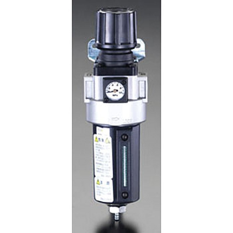 EA153CA-23 Rc 3/8" エアーフィルター付レギュレーター エスコ 圧力計付