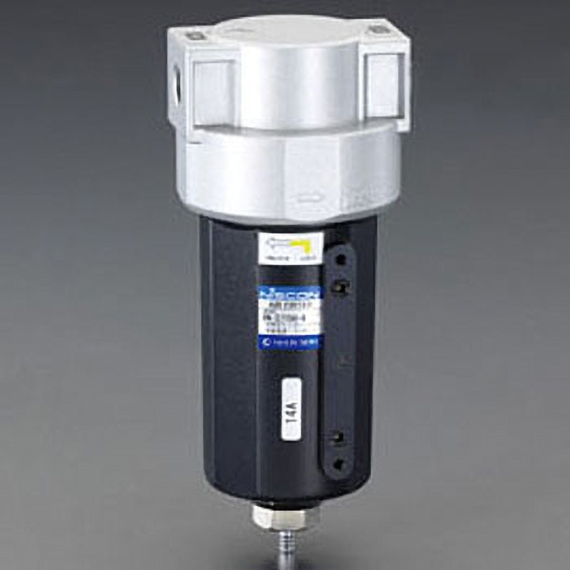 EA153CB-103 Rc 3/8" エアフィルター(中圧用) エスコ 最高使用圧力2.1MPa