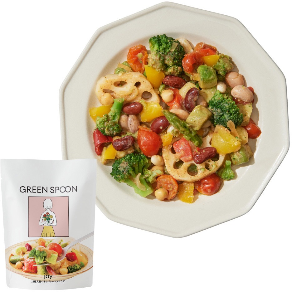 冷凍] GREENSPOON joy(12種具材のオリジナルコブサラダ) 232g 1箱(232g