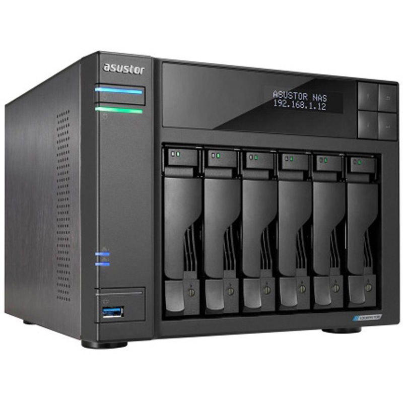 AS6706T AS670 ストレージ非搭載NASキット 1台 ASUSTOR 【通販モノタロウ】