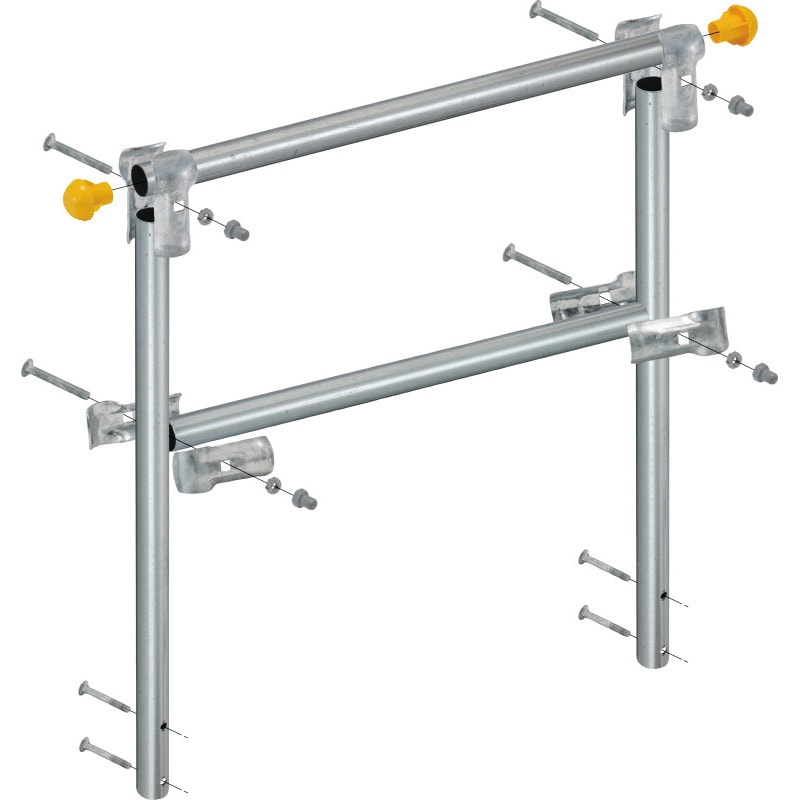 STP-HRM150 片側 組立式歩廊架台 手すり 1組 ネグロス電工 【通販