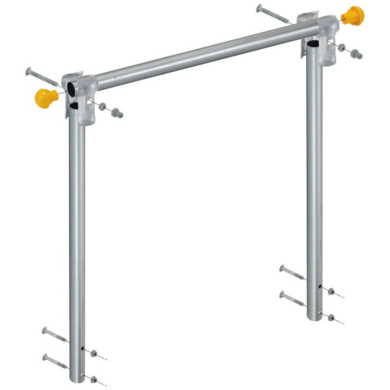 STP-HRF50 片側 組立式歩廊架台 手すり 1組 ネグロス電工 【通販モノタロウ】