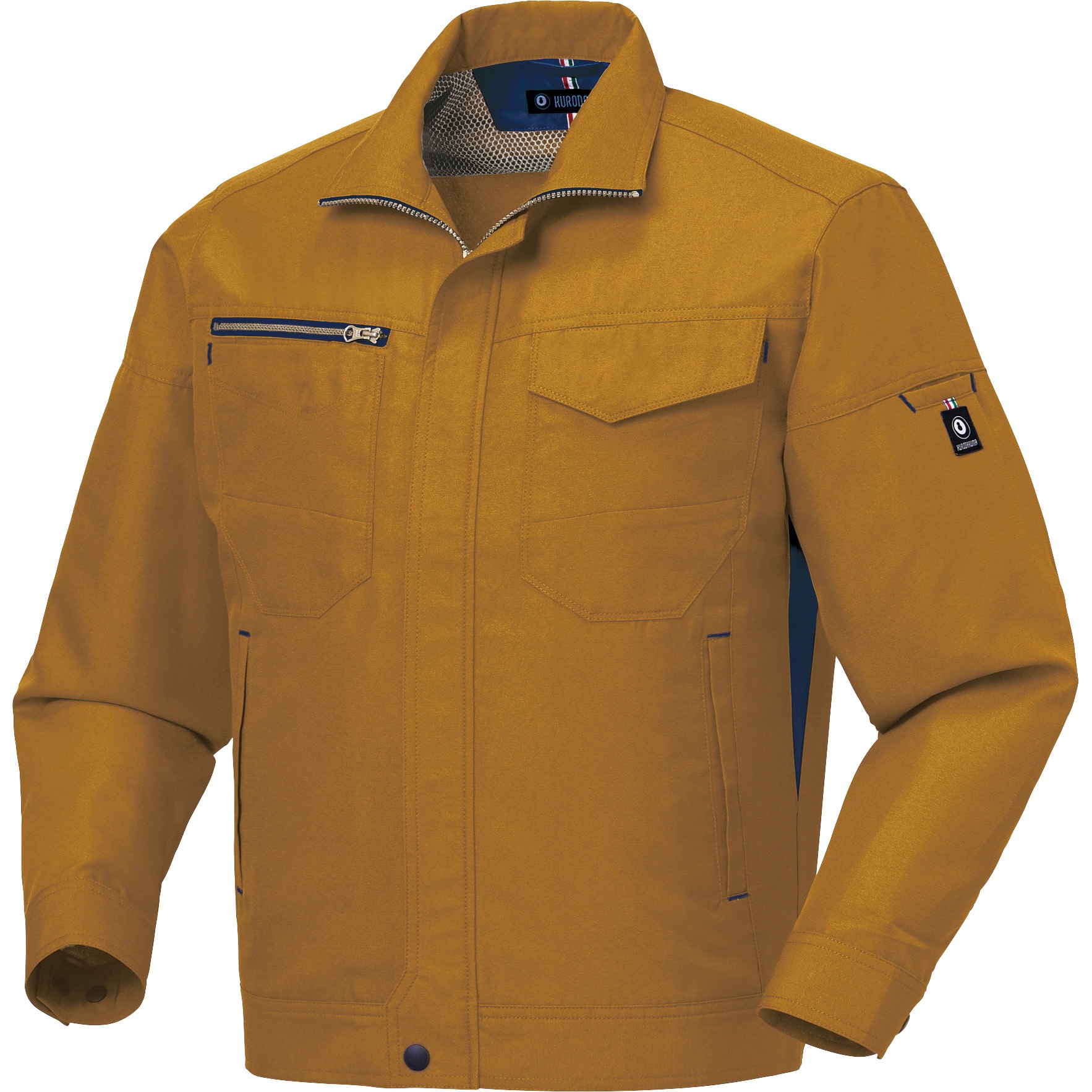 その他 MOKA2 256681 長袖ジャンパー 256681 クロダルマ 混率(%):ポリエステル90・綿