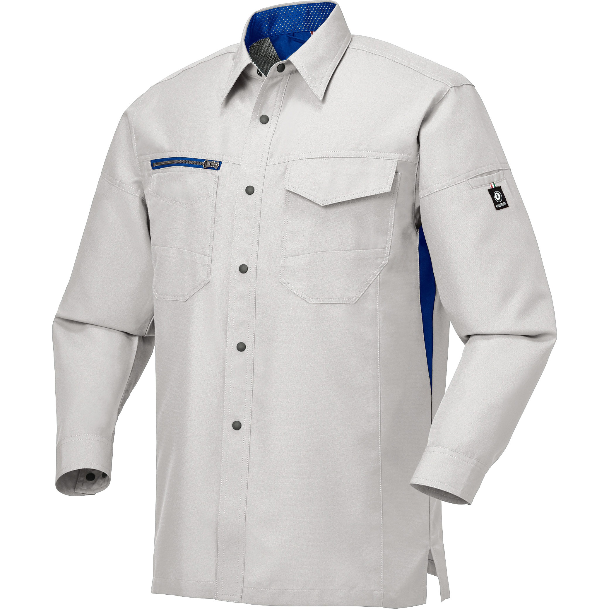 25668 長袖シャツ 25668 クロダルマ 混率(%):ポリエステル90・綿10