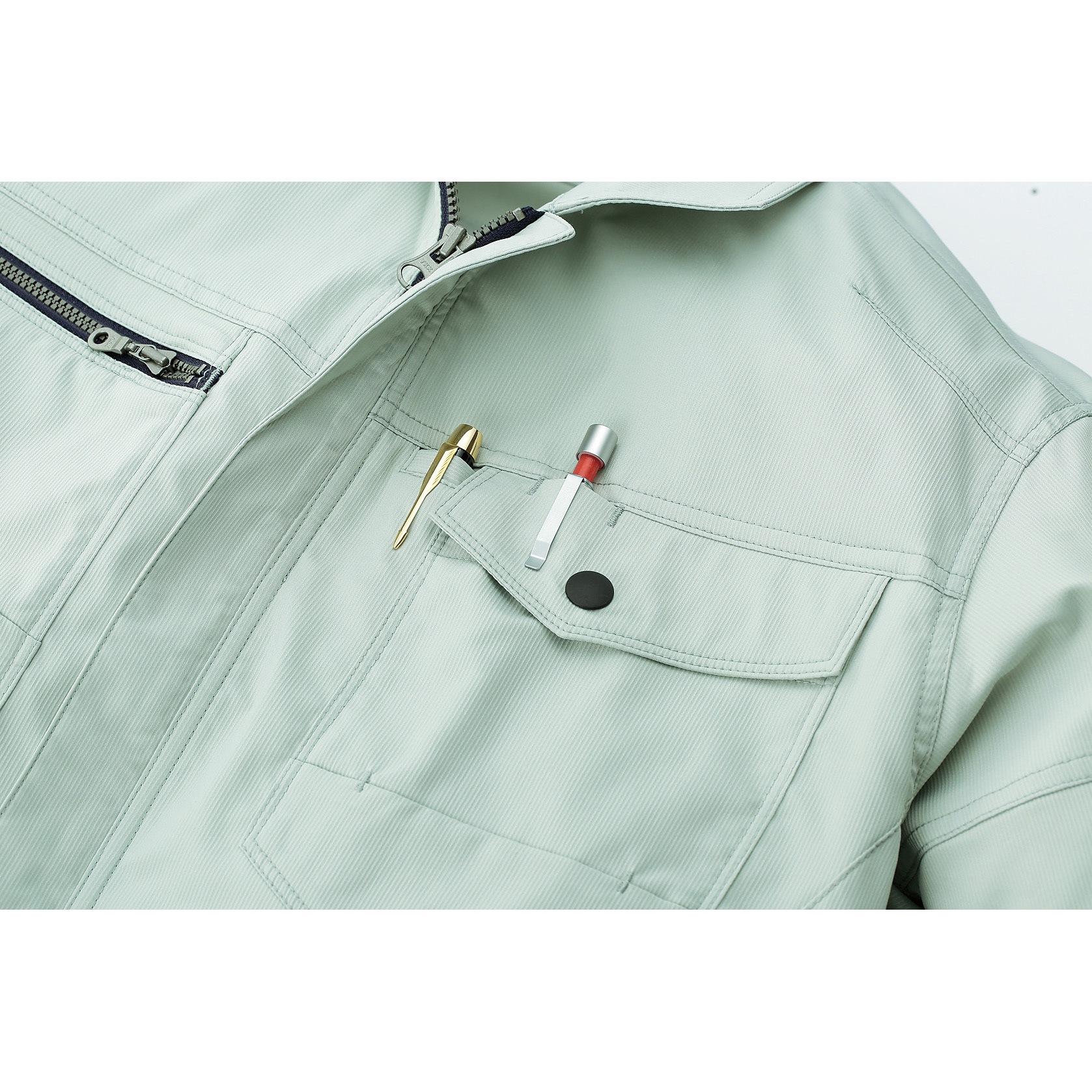 256711 長袖ジャンパー 256711 クロダルマ ポリエステル100% アース