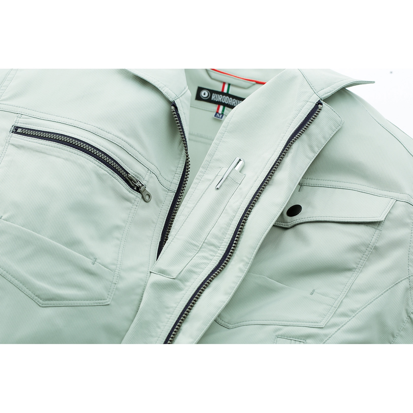 256711 長袖ジャンパー 256711 クロダルマ ポリエステル100% アース