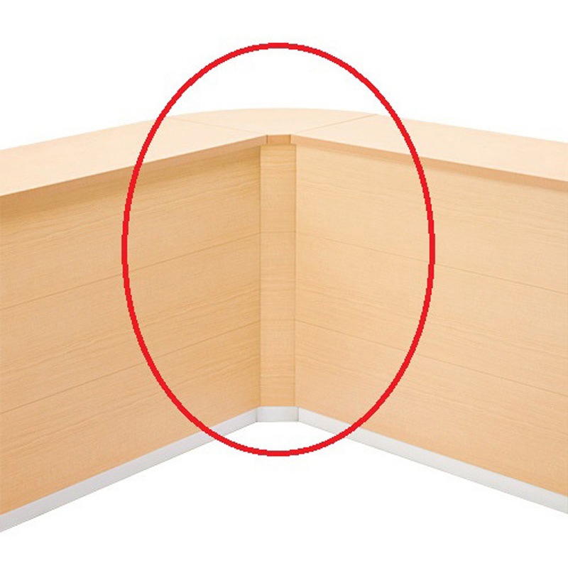 FK-HIC WM FKカウンター ハイカウンター内コーナー(組立サービス付き) プラス[家具] 高さ950mm幅500mm奥行500mm  FK-HIC WM