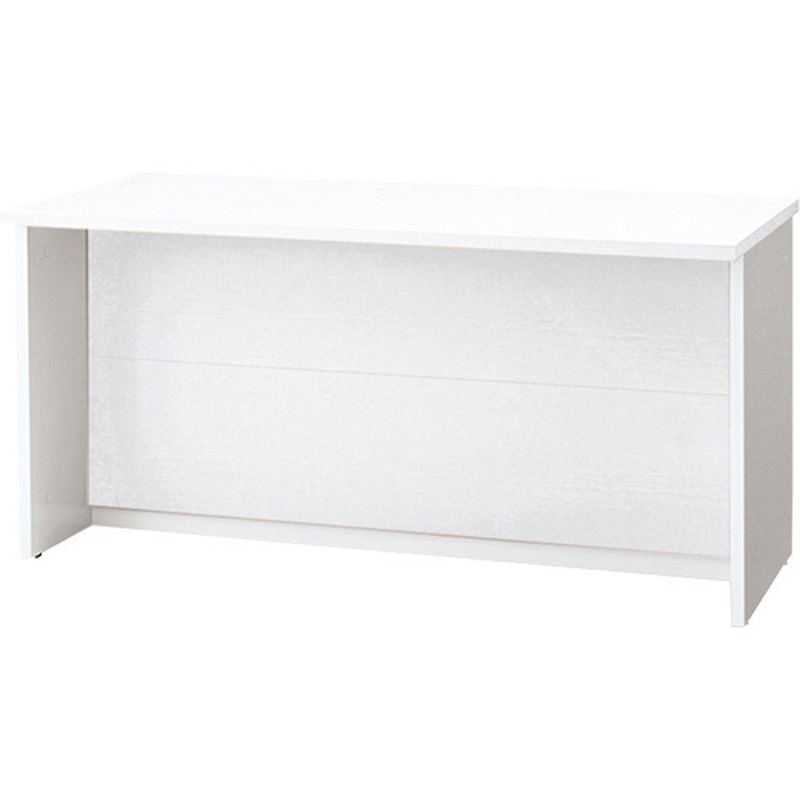 FK-15LE W4 FKカウンター ローカウンターオープン(組立サービス付き) プラス[家具] ホワイト色 高さ730mm幅1500mm奥行750mm  FK-15LE W4