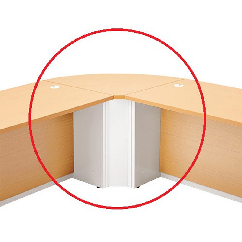 FK-LIC WM FKカウンター ローカウンター内コーナー(組立サービス付き) プラス[家具] 高さ730mm幅800mm奥行800mm  FK-LIC WM