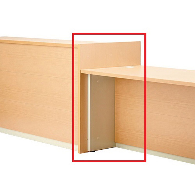 FK-JPSP WM FKカウンター ジョイント用・インフォ用サイドパネル(組立サービス付き) プラス[家具] ホワイトメープル色 高さ955mm幅30mm奥行760mm  FK-JPSP WM