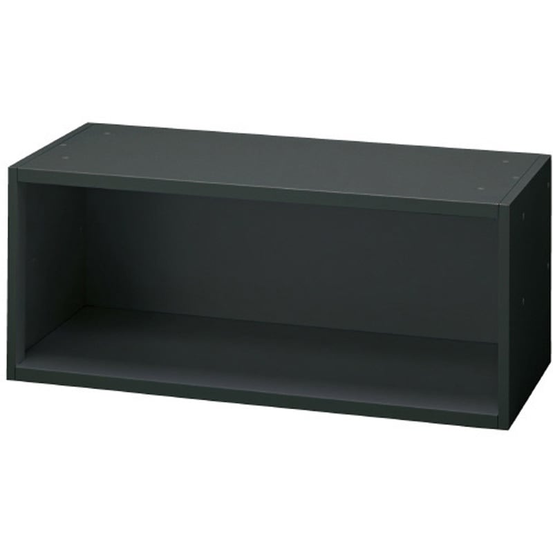 JE-40ER TBK Jeオープン保管庫(連結サービス無し) プラス[家具] ブラック色 高さ375mm間口900mm奥行450mm  JE-40ER TBK 20,705円