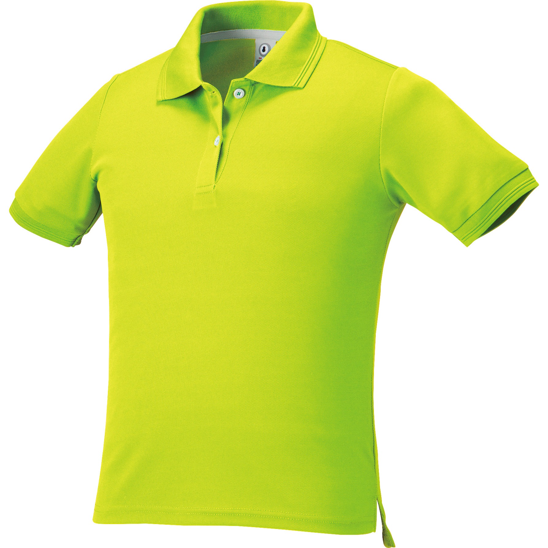 半袖レディースポロシャツ l ライム M サイズ 品質保証