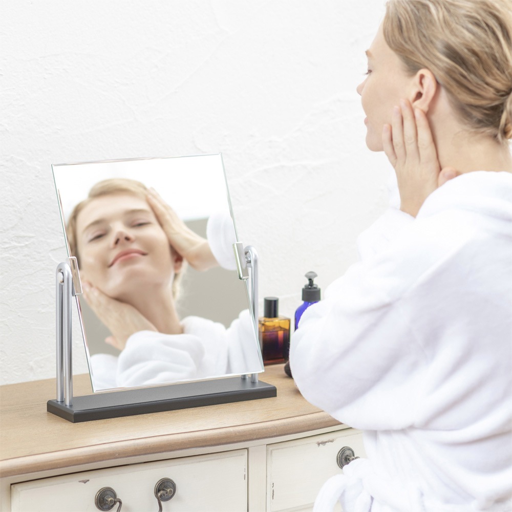 H-124 木製スタンドミラーDX 1個 堀内鏡工業 【通販モノタロウ】