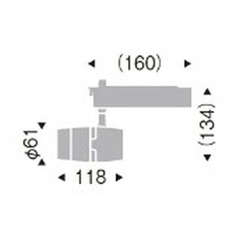 ERS4424WB スポットライト 900TYPE ENDO(遠藤照明) 2700K 配光角度16° 電球色 非調光タイプ   ERS4424WB