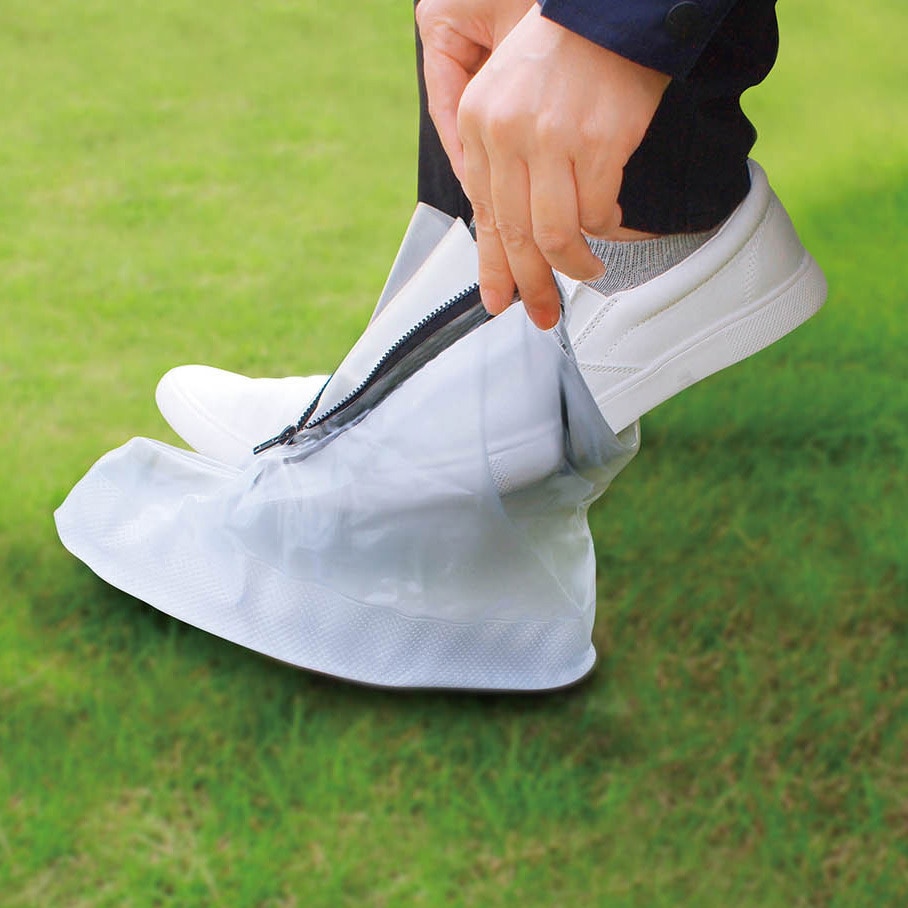 携帯用長ぐつ カッパの足ショート PROSTAFF(プロスタッフ) クリア色