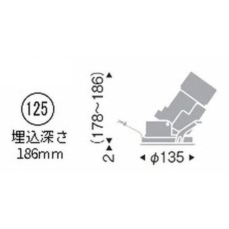 安心のメーカー保証 遠藤照明 ERD7749B （電源ユニット別売） ダウンライト 一般形 LED Ｎ区分 遠藤照明 ERD5432WB LEDグレアレスユニバーサルダウンライト 鏡面
