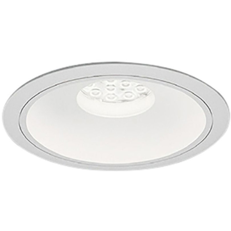 ERD7493W ベースダウンライト 白コーン 2400TYPE ENDO(遠藤照明) カットオフアングル(グレア)15° 別売(別置形) 3000K 配光角度52° 電球色 埋込穴Φ200mm  ERD7493W
