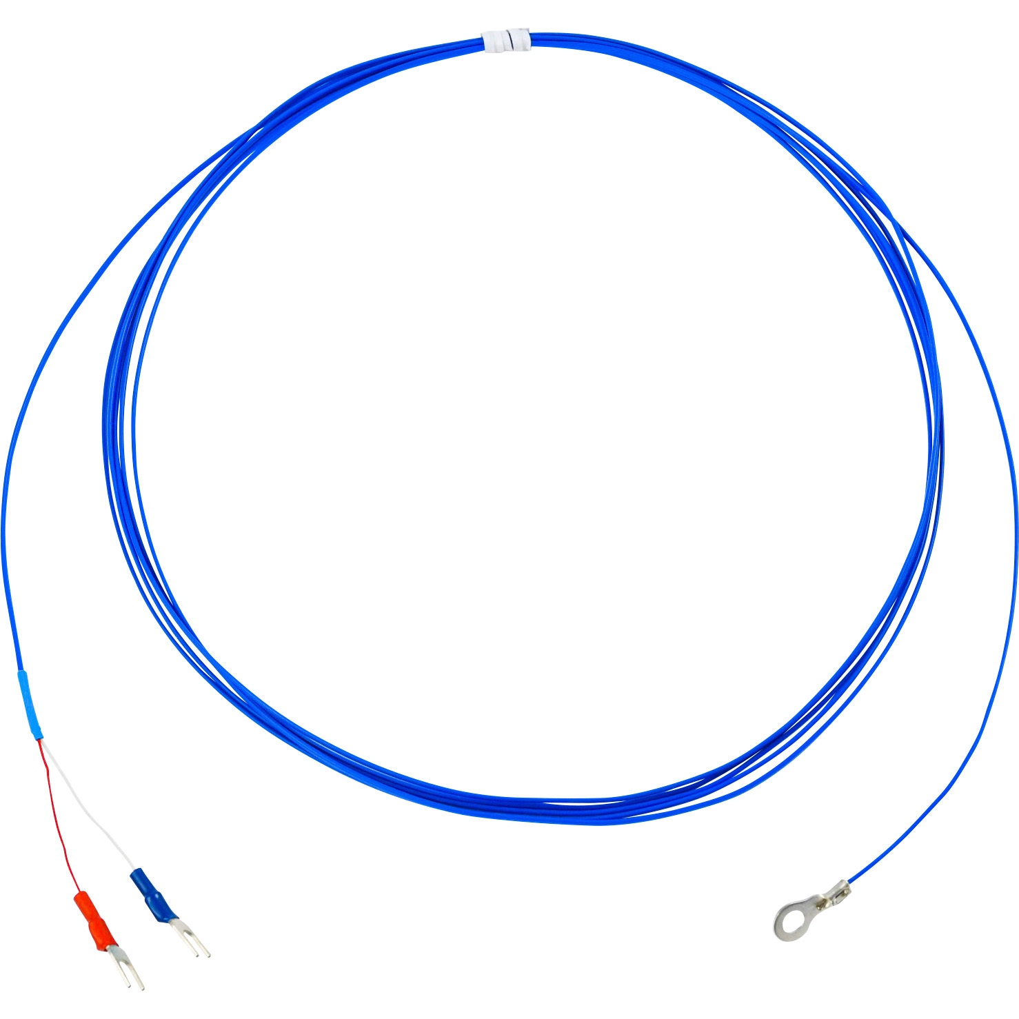 TH-8181-3-M 熱電対Kデュープレックス(フッ素樹脂被覆)丸端子付き 1本 スリーハイ 【通販モノタロウ】