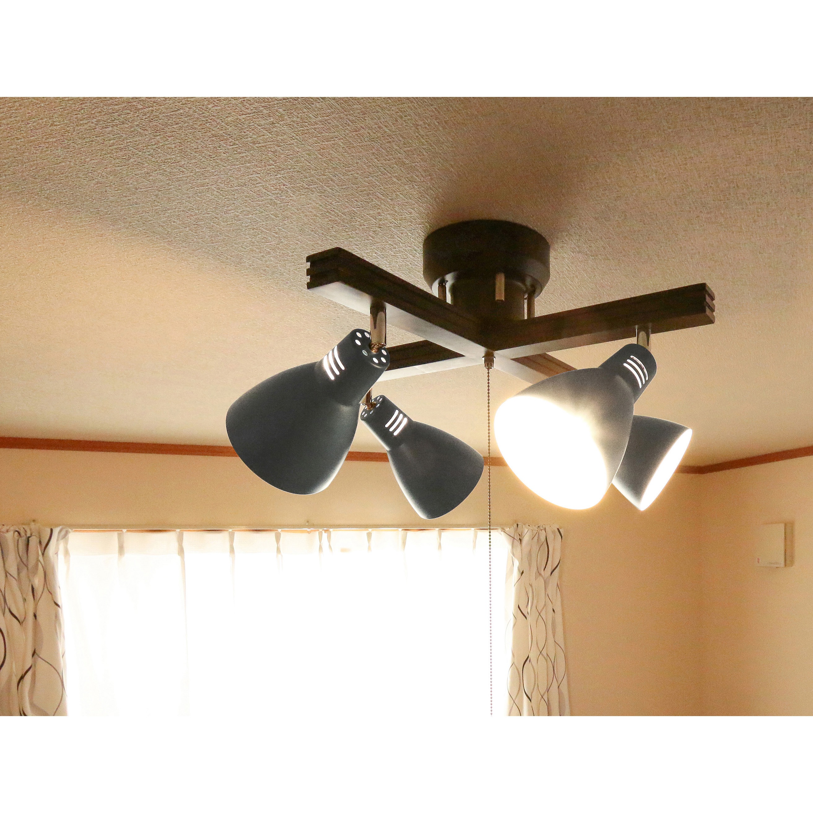 CL-4E26CW-DH 4灯シーリングライト クロスタイプ 1個 アイリスオーヤマ