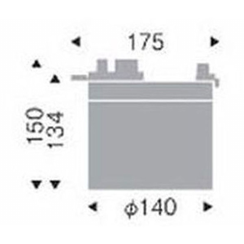 ERG5620B 調光調色シーリングダウンライト Disk series 器具本体 ENDO