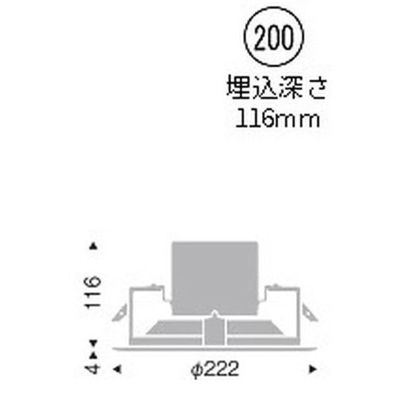 ENDO LEDZ ダウンライト ERD7221W 5台セット ERD7221W 軒下用ベースダウンライト 3000/4000TYPE ENDO(遠藤照明