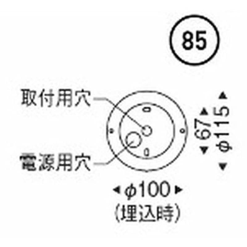 ERP7482B 調光調色ペンダントライト 直付埋込兼用フレンジタイプ 器具