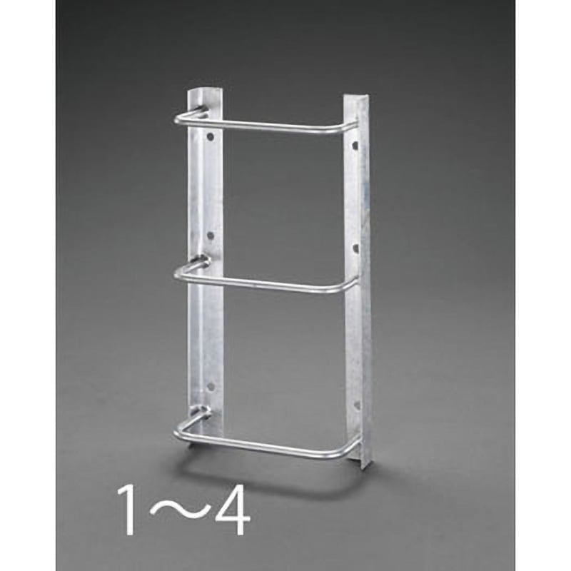 EA951SC-2 350x 700mm/3段 タラップ(スチール製) 1個 エスコ 【通販モノタロウ】