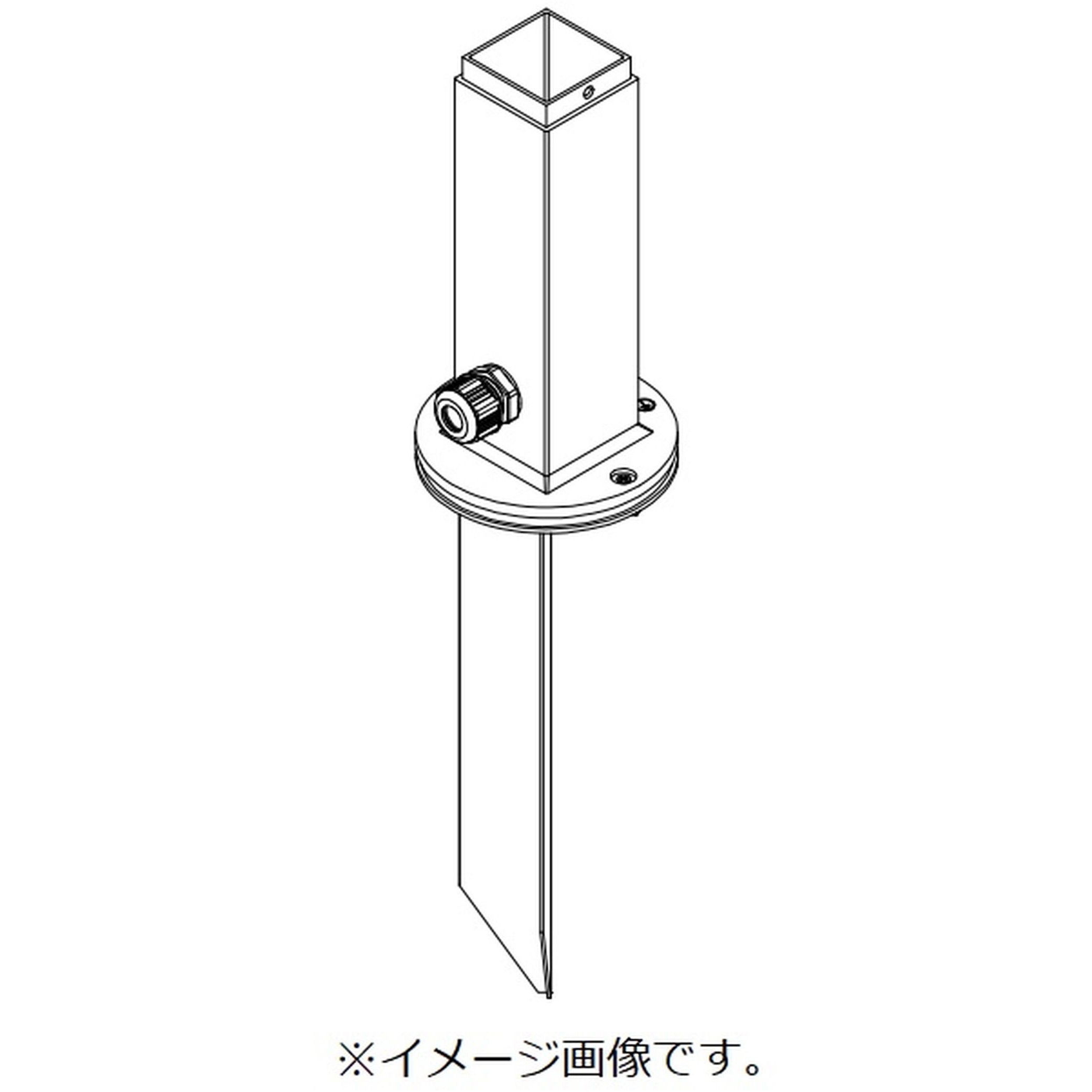 RL853H アウトドアライト スリムローポール JDR-mini TYPE スパイク 1本 ENDO(遠藤照明) 【通販モノタロウ】