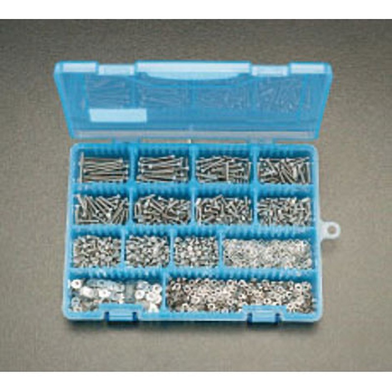 EA949AD-7 M3 鍋頭小ねじ・ナット・ワッシャーセット(ステンレス製) 1個 エスコ 【通販モノタロウ】